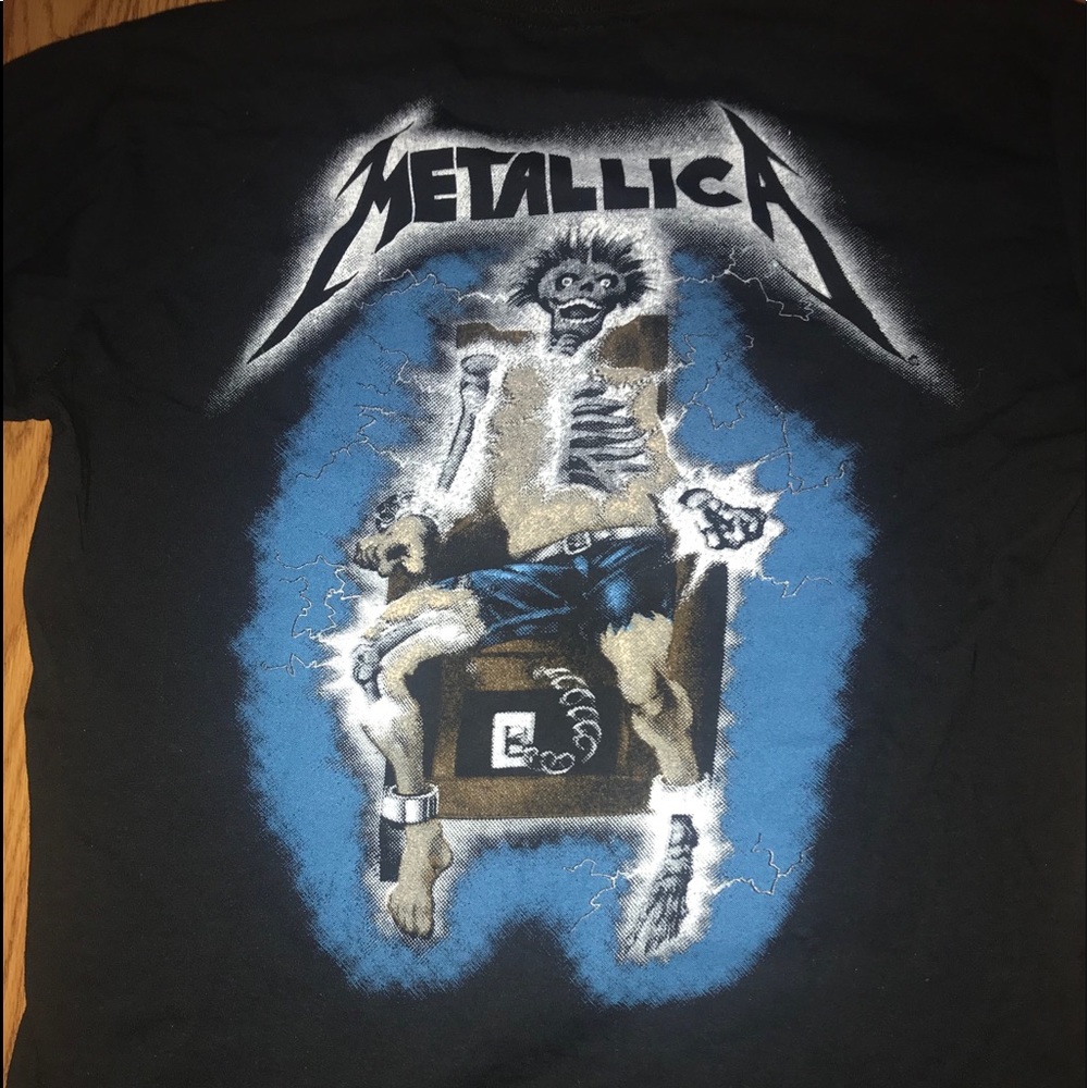 Metallica-ride the lighting shirt